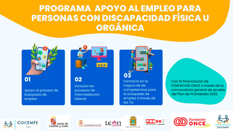 PROGRAMA  APOYO AL EMPLEO PARA PERSONAS CON DISCAPACIDAD FÍSICA U ORGÁNICA.