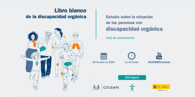 COCEMFE presenta el Libro blanco de la discapacidad orgánica.